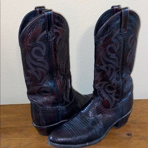 Dan Post Genuine Lizard Boots